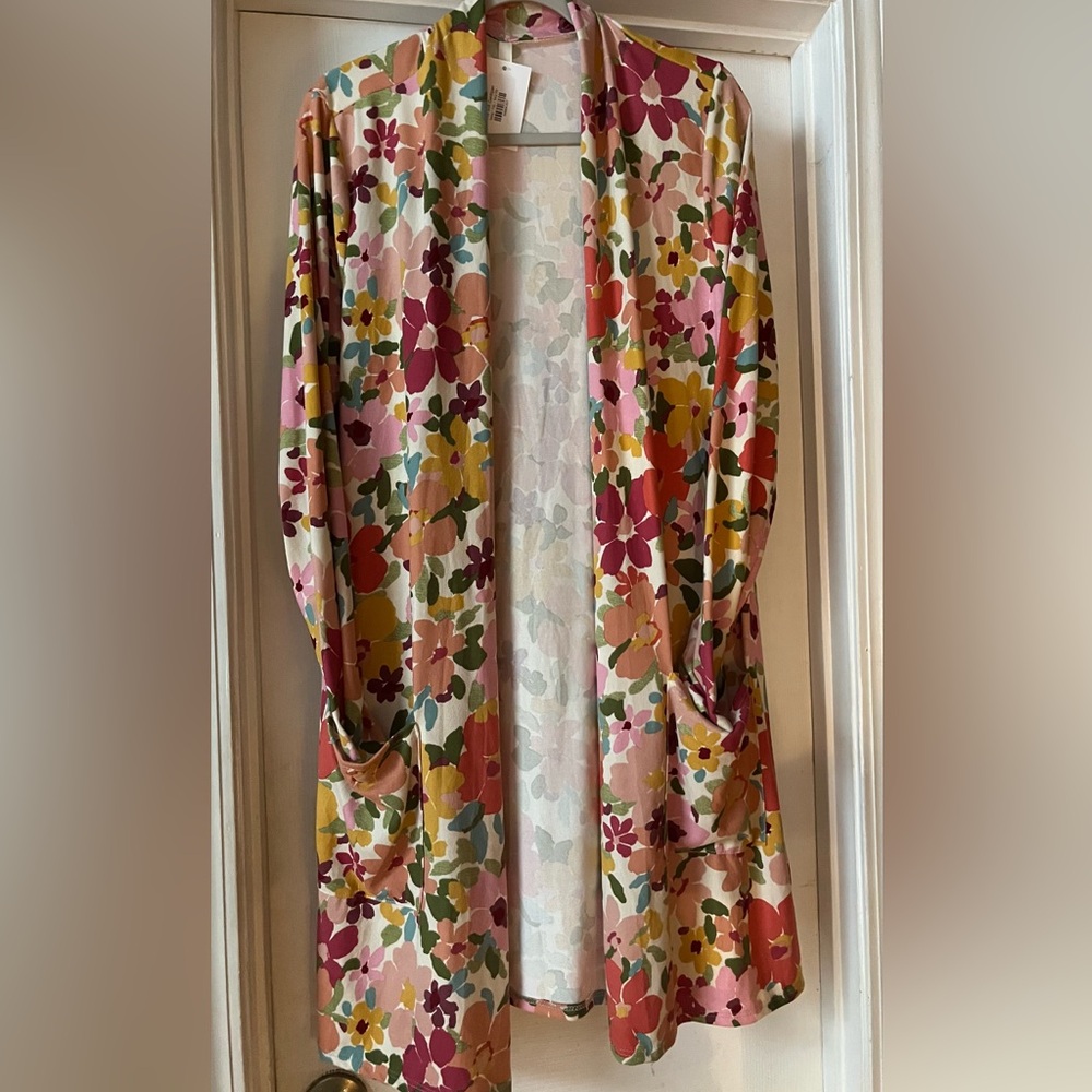Celeste Colorful Floral Kimono